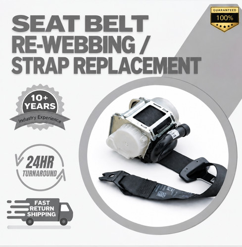 Seat belt rewebbing - belt, (pair)