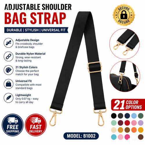 Wide adjustable crossbody bag - adjustable,