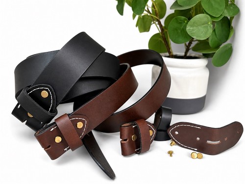Replacement leather belt - replacement, strap